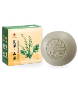 蜂王 艾草山藥水潤美肌潔膚皂